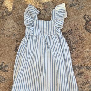 Zara Kids Dress with Blue and White Stripes